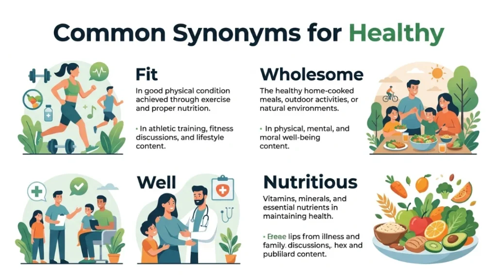 Common Synonyms for Healthy