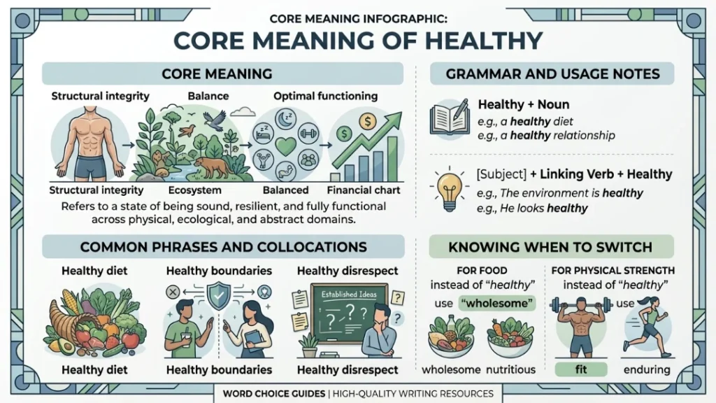 Core Meaning of Healthy