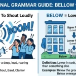 bellow or below