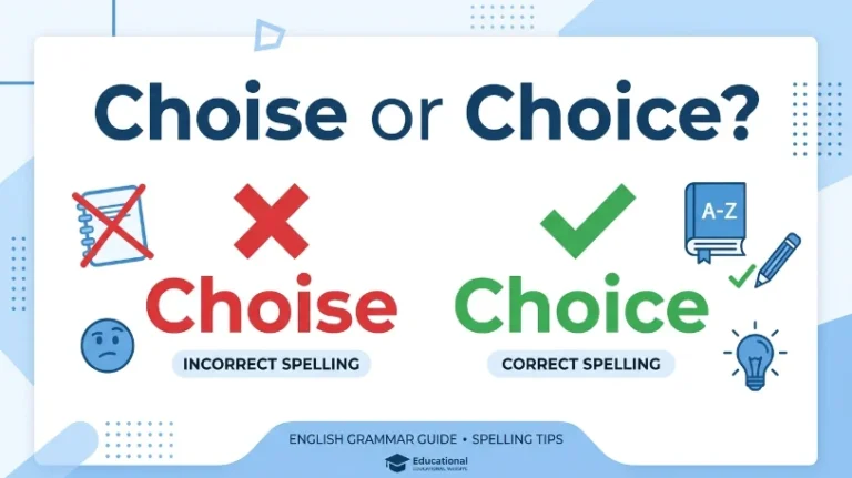 choise or choice