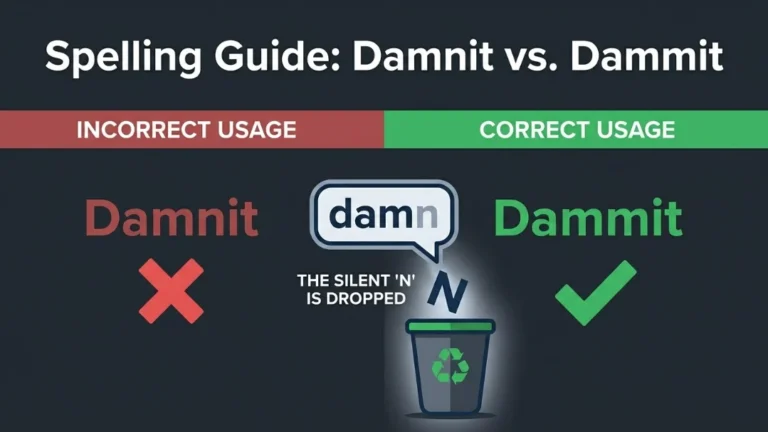 damnit or dammit