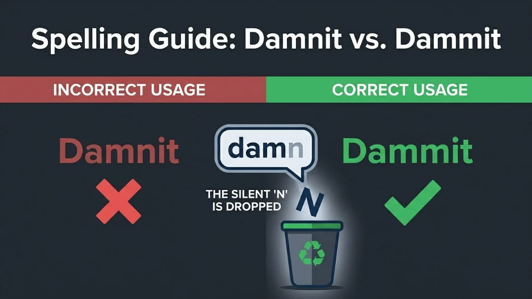 damnit or dammit