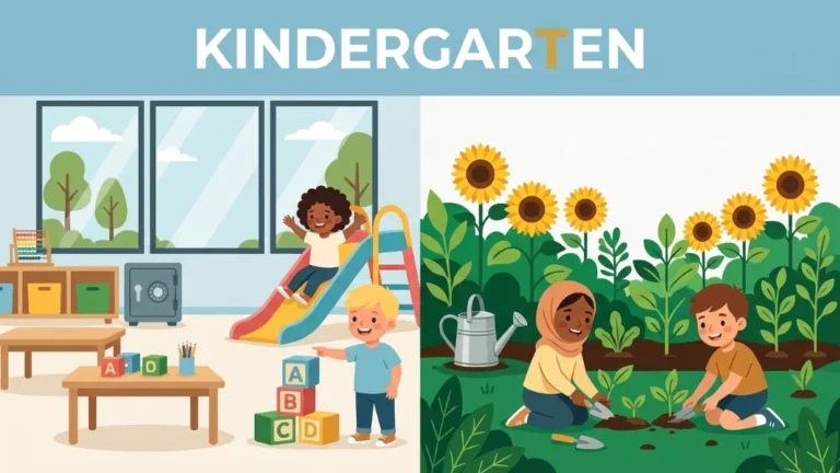 kindergarten or kindergarden