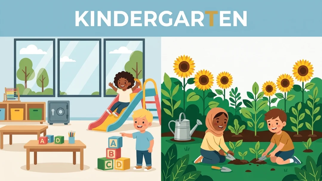 kindergarten or kindergarden
