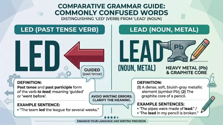 led or lead