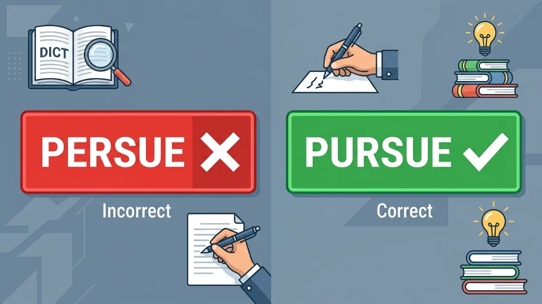 persue or pursue