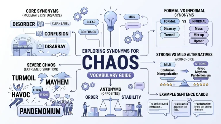 synonyms for chaos