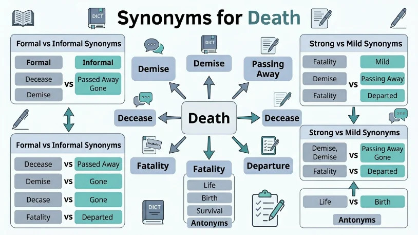 synonyms for death