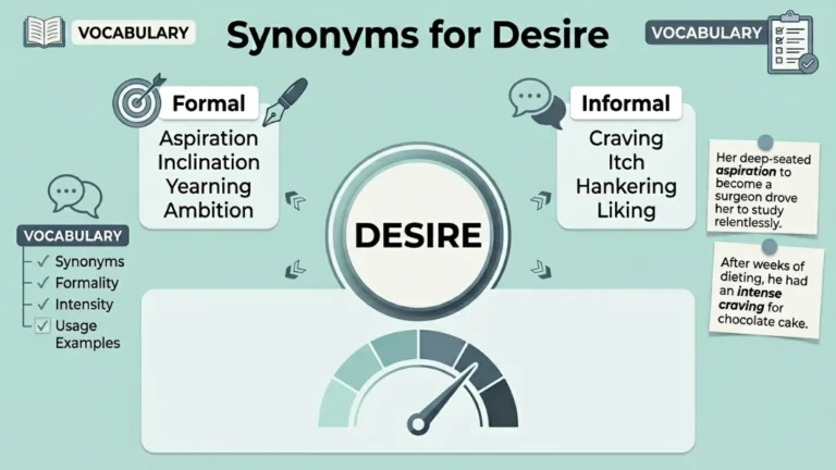 synonyms for desire