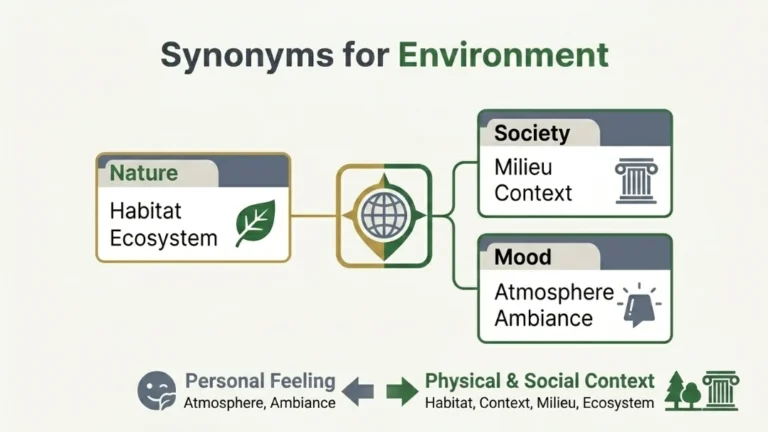 synonyms for environment
