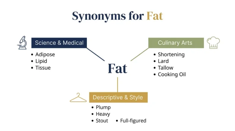 synonyms for fat