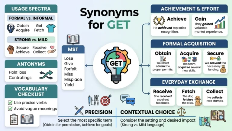 synonyms for get