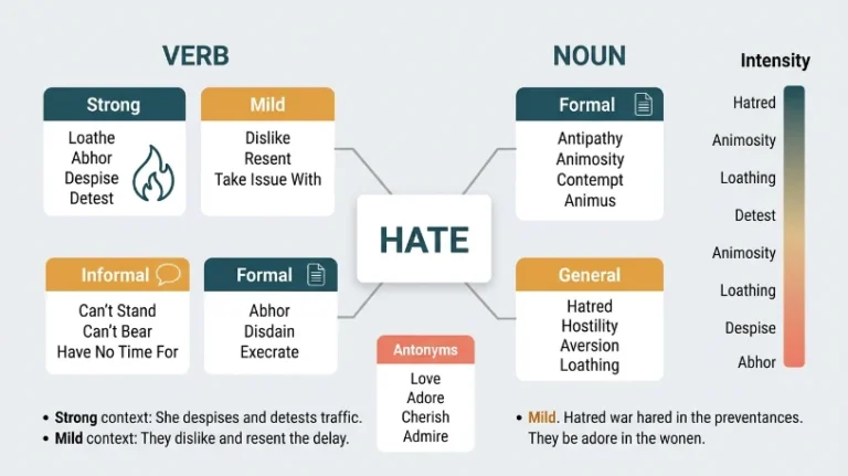 synonyms for hate
