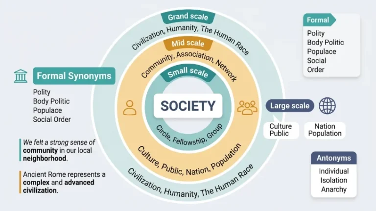 synonyms for society
