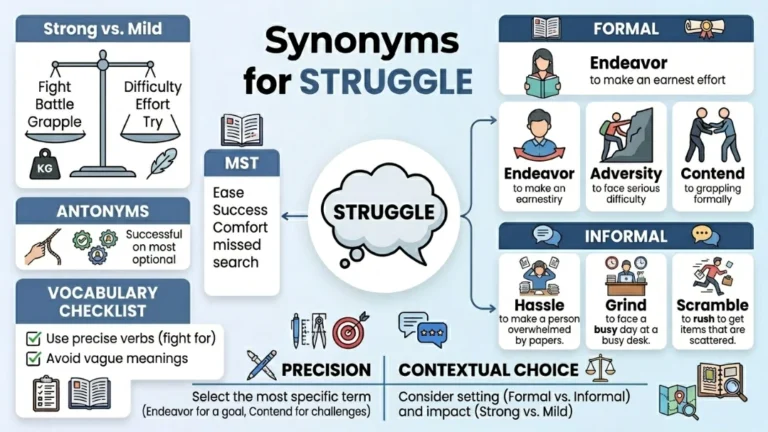 synonyms for struggle