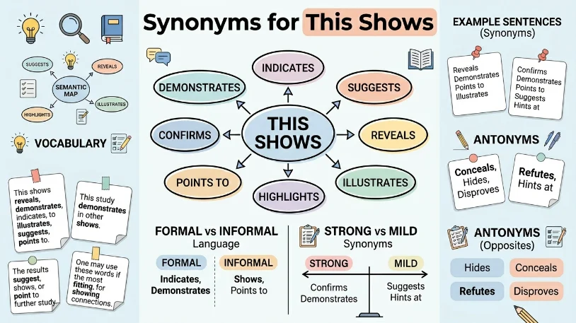synonyms for this shows