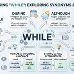 synonyms for while