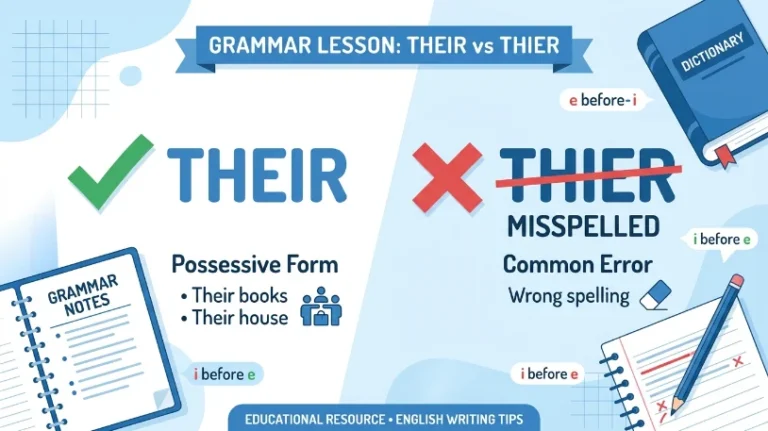 thier or their