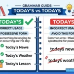 todays or today's