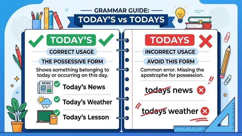 todays or today's