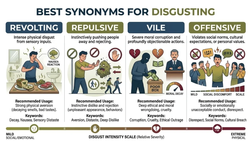 Best Synonyms for Disgusting