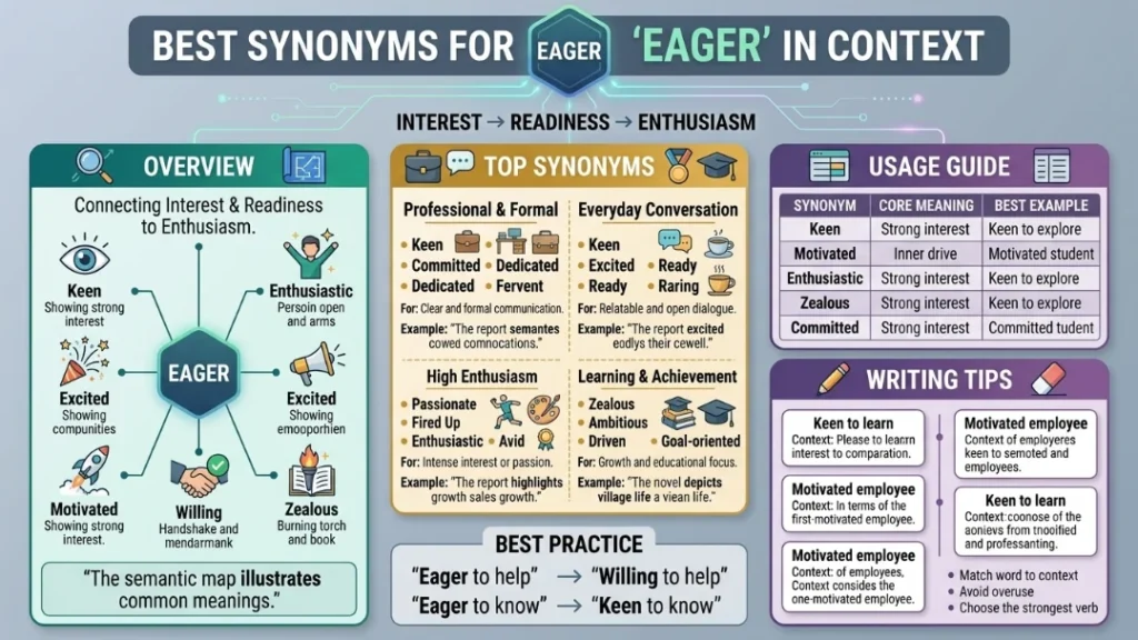 Best Synonyms for Eager