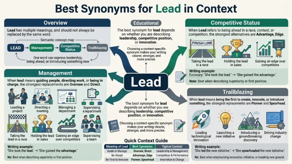Best Synonyms for Lead