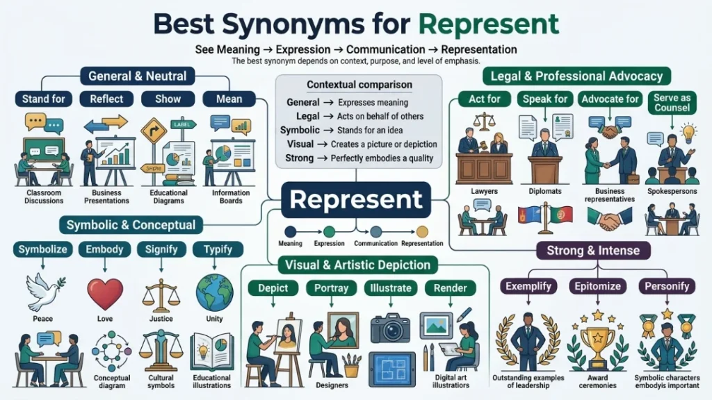 Best Synonyms for Represent