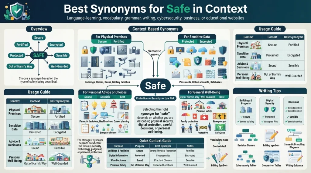 Best Synonyms for safe