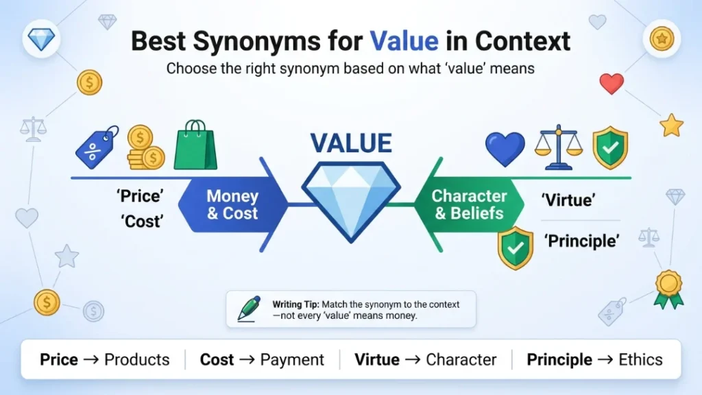 Best Synonyms for Value