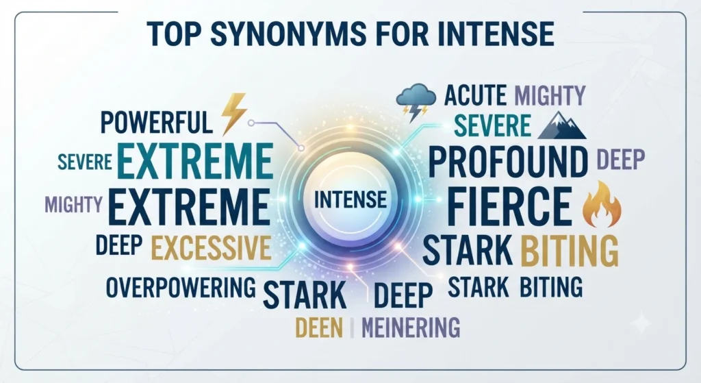 Best Synonyms for intense