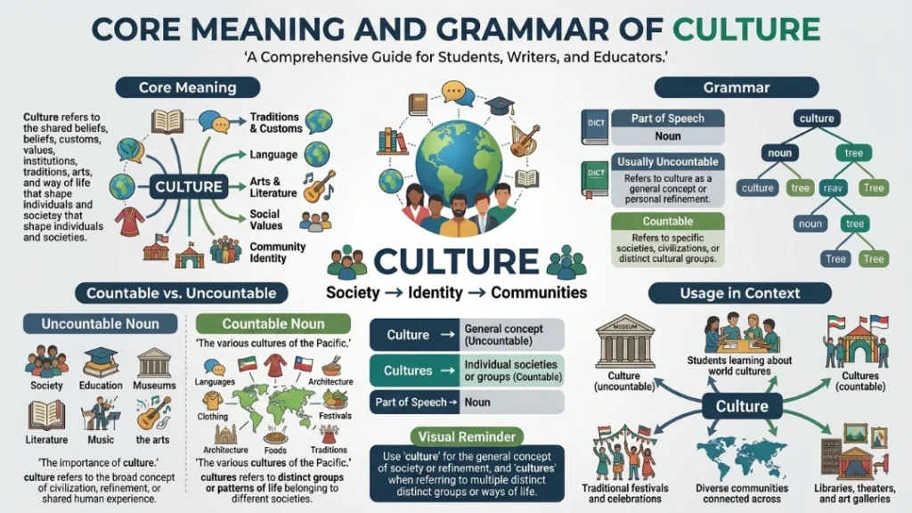 Core Meaning and Grammar of Culture