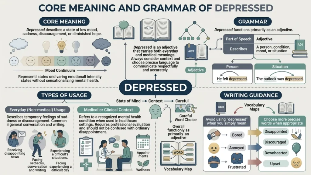 Core Meaning and Grammar of Depressed