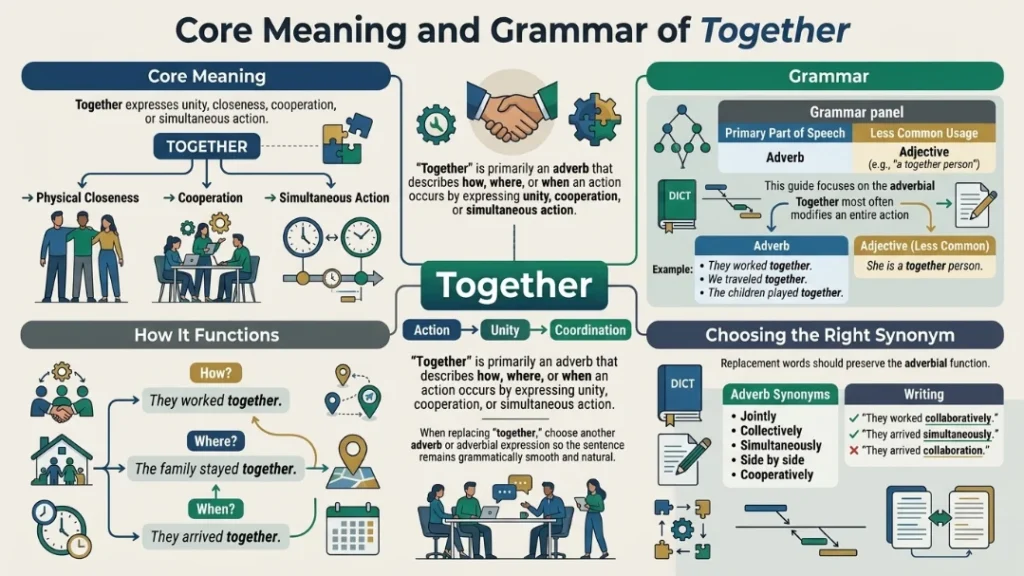 Core Meaning and Grammar of Together