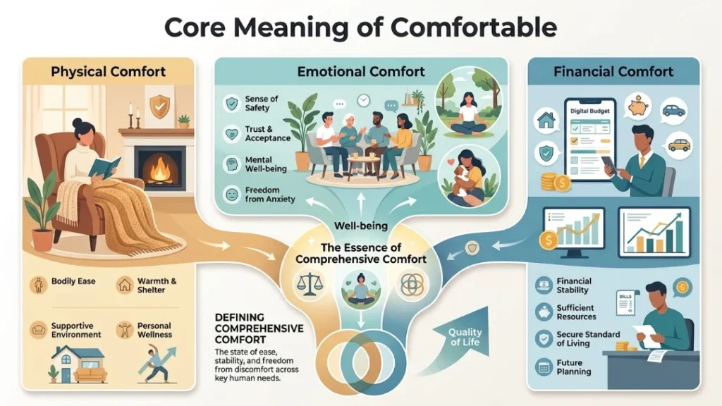 Core Meaning of Comfortable