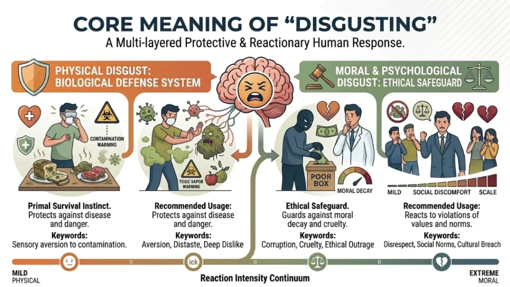 Core Meaning of Disgusting