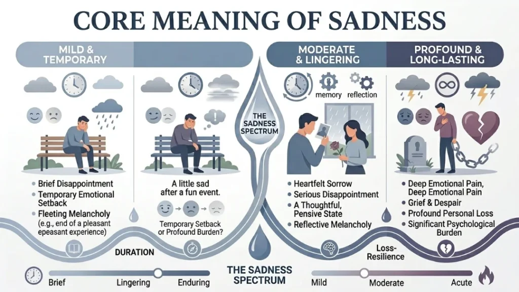 Core Meaning of Sadness