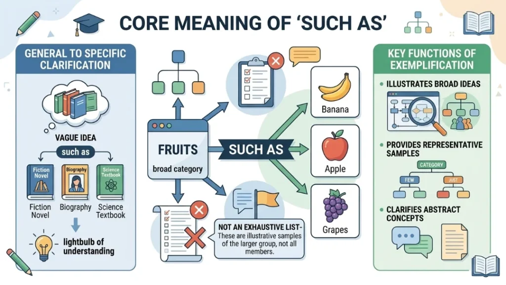 Core Meaning of Such As
