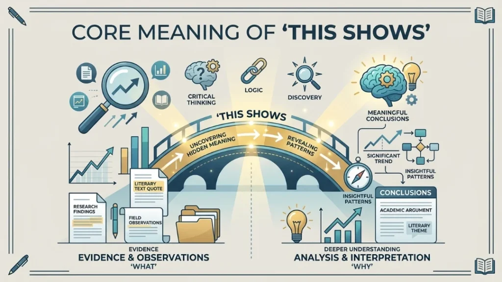Core Meaning of This Shows