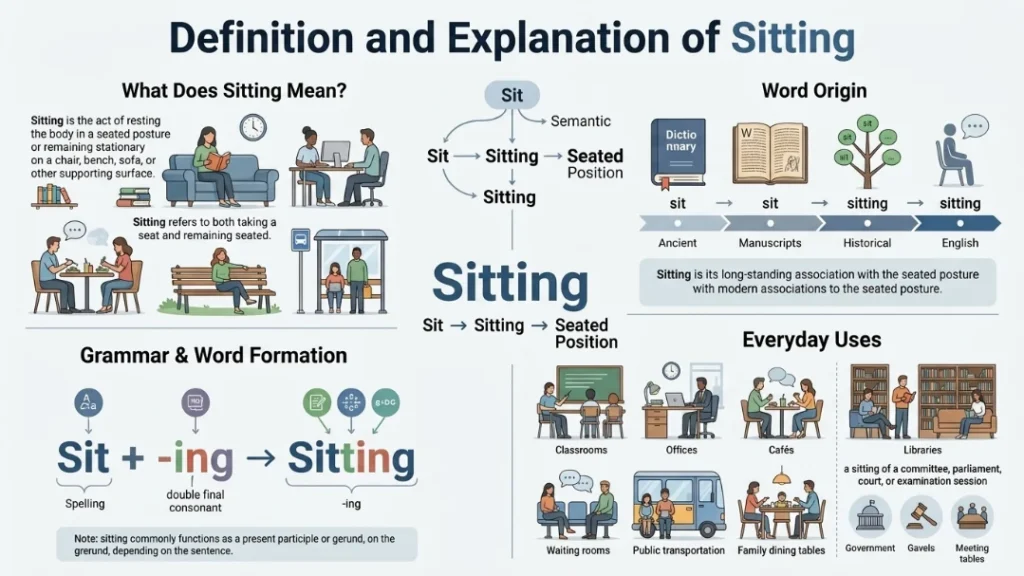 Definition and Explanation of Sitting