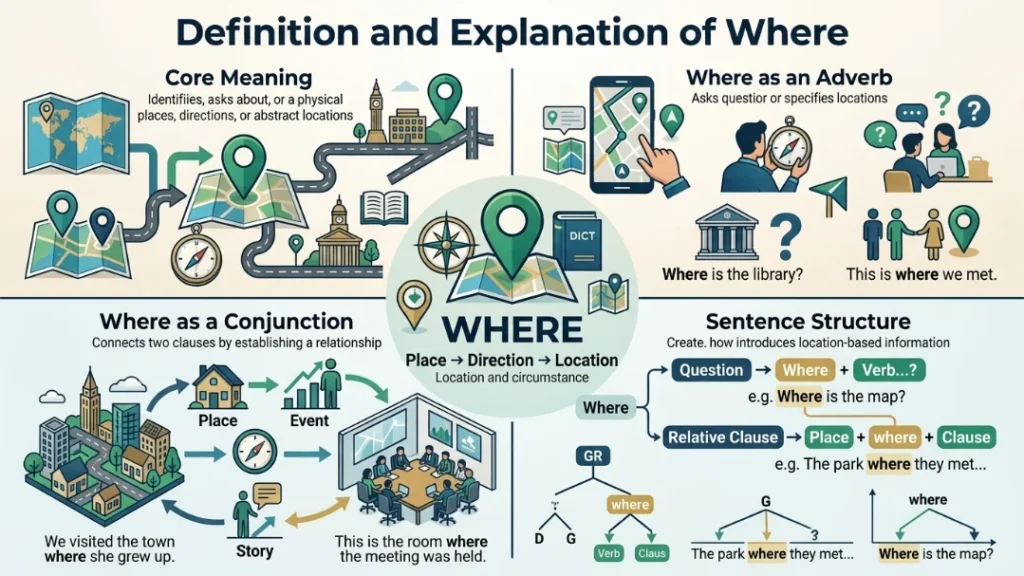 Definition and Explanation of Where