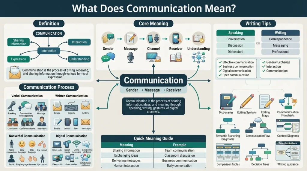 What Does Communication Mean