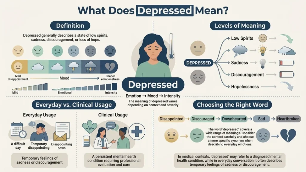 What Does Depressed Mean