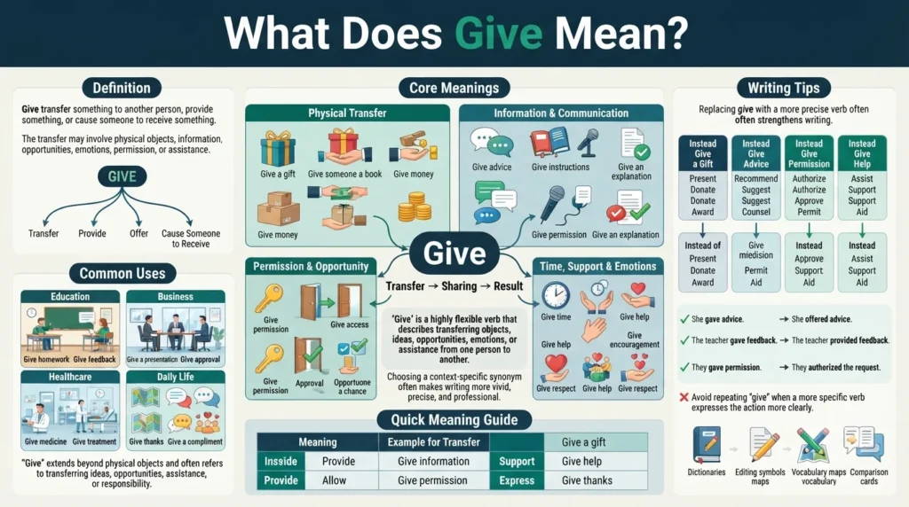 What Does give Mean