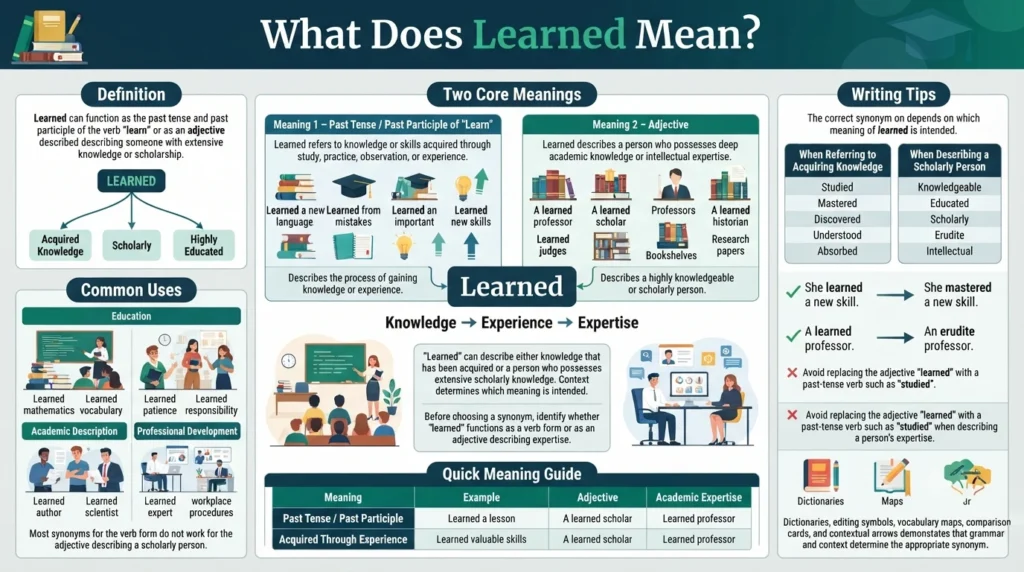 What Does learned Mean