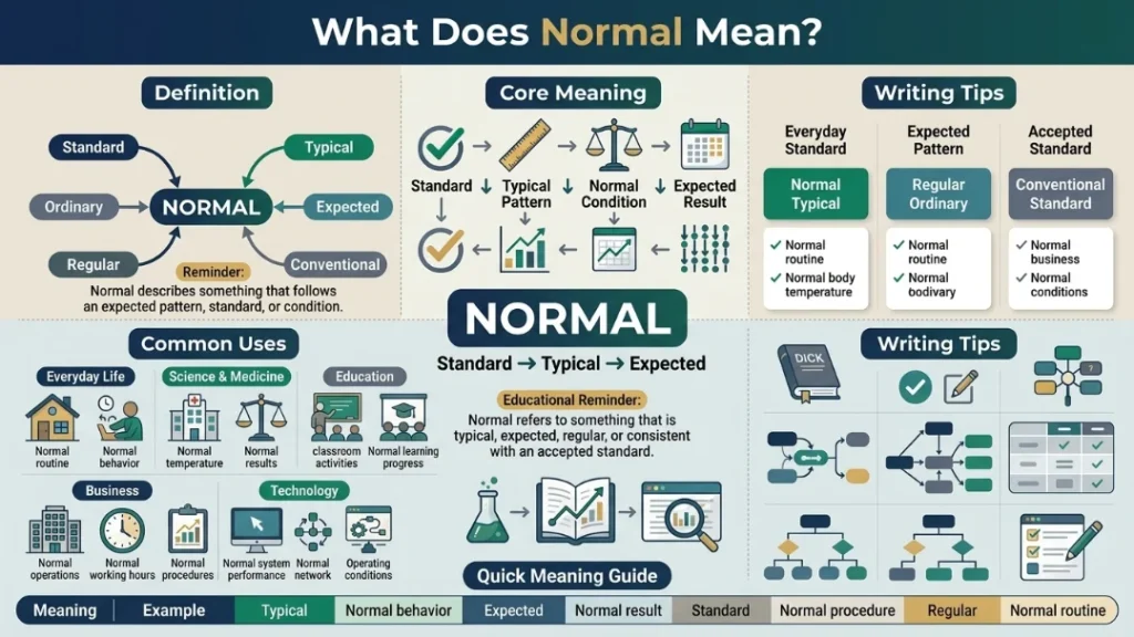 What Does Normal Mean