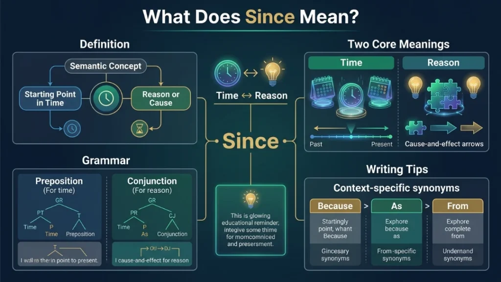 What Does since Mean