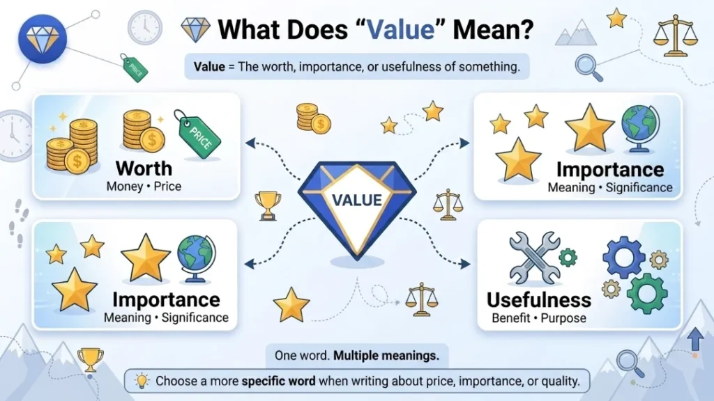 What Does Value Mean