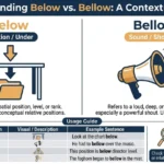 below or bellow