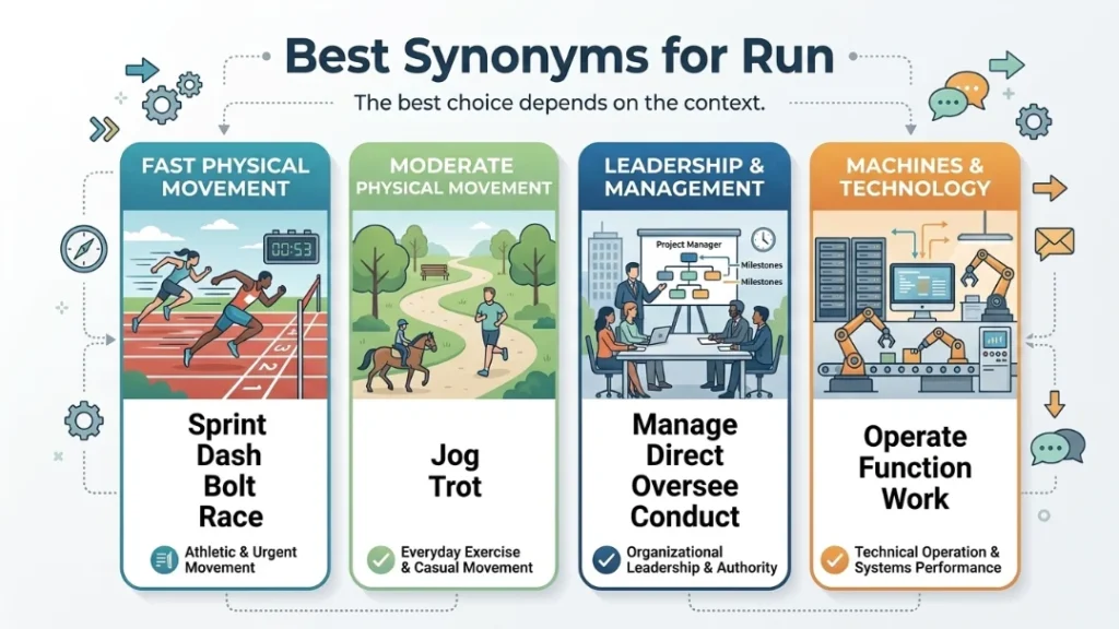 Best Synonyms for Run